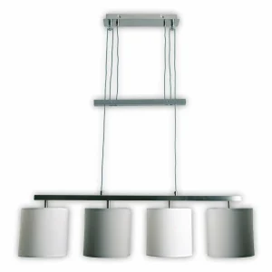 Cheap Näve Suspension Tilde abat-jour textile 4 l, gris/blanc