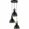 Cheap SIGMA Suspension Trial, 3 lampes Rondelle noir/or