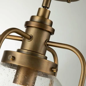 Store Quintiesse Suspension Tricocent, laiton/transparente, 1 lampe