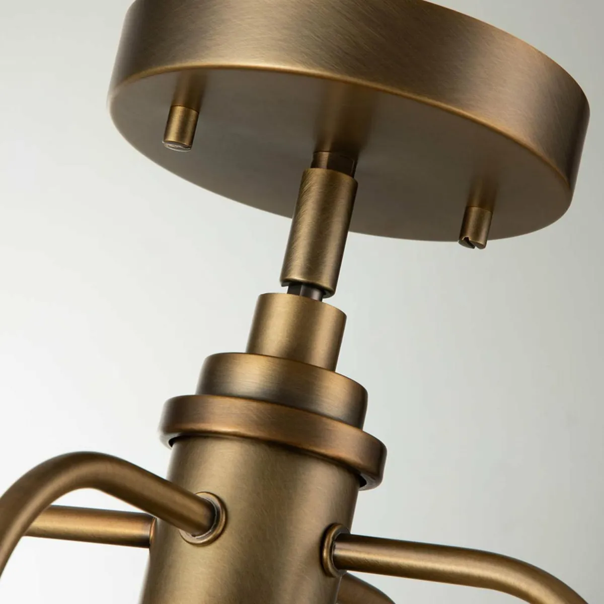 suspension_tricocent_laitontransparente__lampe_4.webp Store Quintiesse Suspension Tricocent, laiton/transparente, 1 lampe