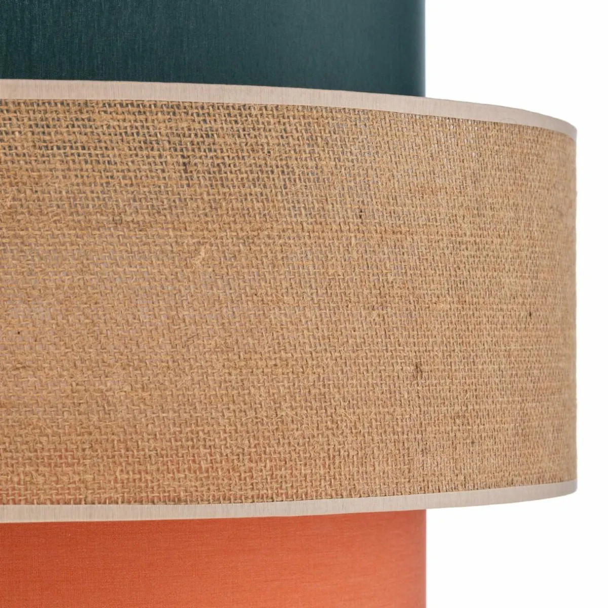 suspension_trio_abatjour_en_jute_ptrolebrun_naturelorange__cm_2.webp Best Sale TK Lighting Suspension Trio, abat-jour en jute, pétrole/brun naturel/orange Ø 50cm