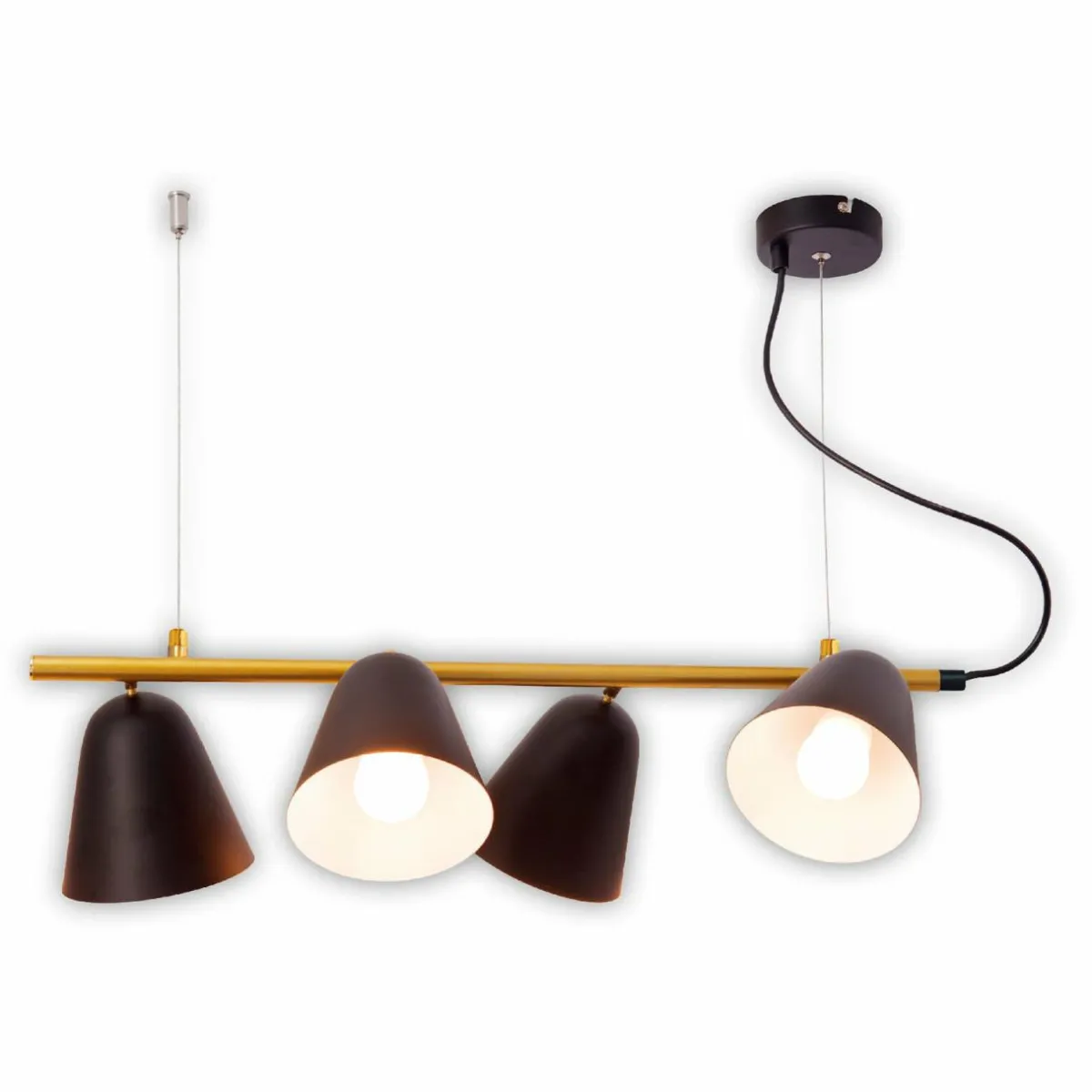 suspension_triton_noire_et_dore_quatre_lampes_1.webp Store Näve Suspension Triton noire et dorée, quatre lampes