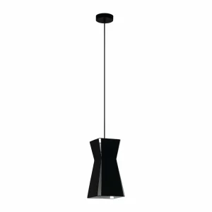 Sale EGLO Suspension Valecrosia, noire, 18 cm x 18 cm