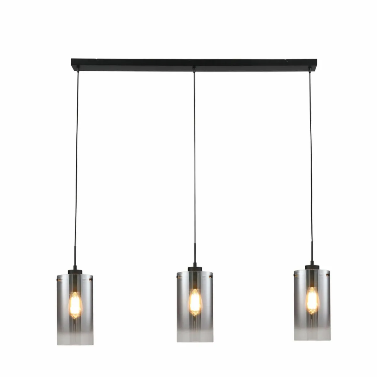 suspension_ventotto_noirfume_longueur__cm___lampes_0.webp Outlet Freelight Suspension Ventotto, noir/fumée, longueur 105 cm, à 3 lampes.