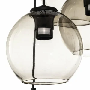 Hot Nowodvorski Lighting Suspension Vetro en verre à 7 lampes