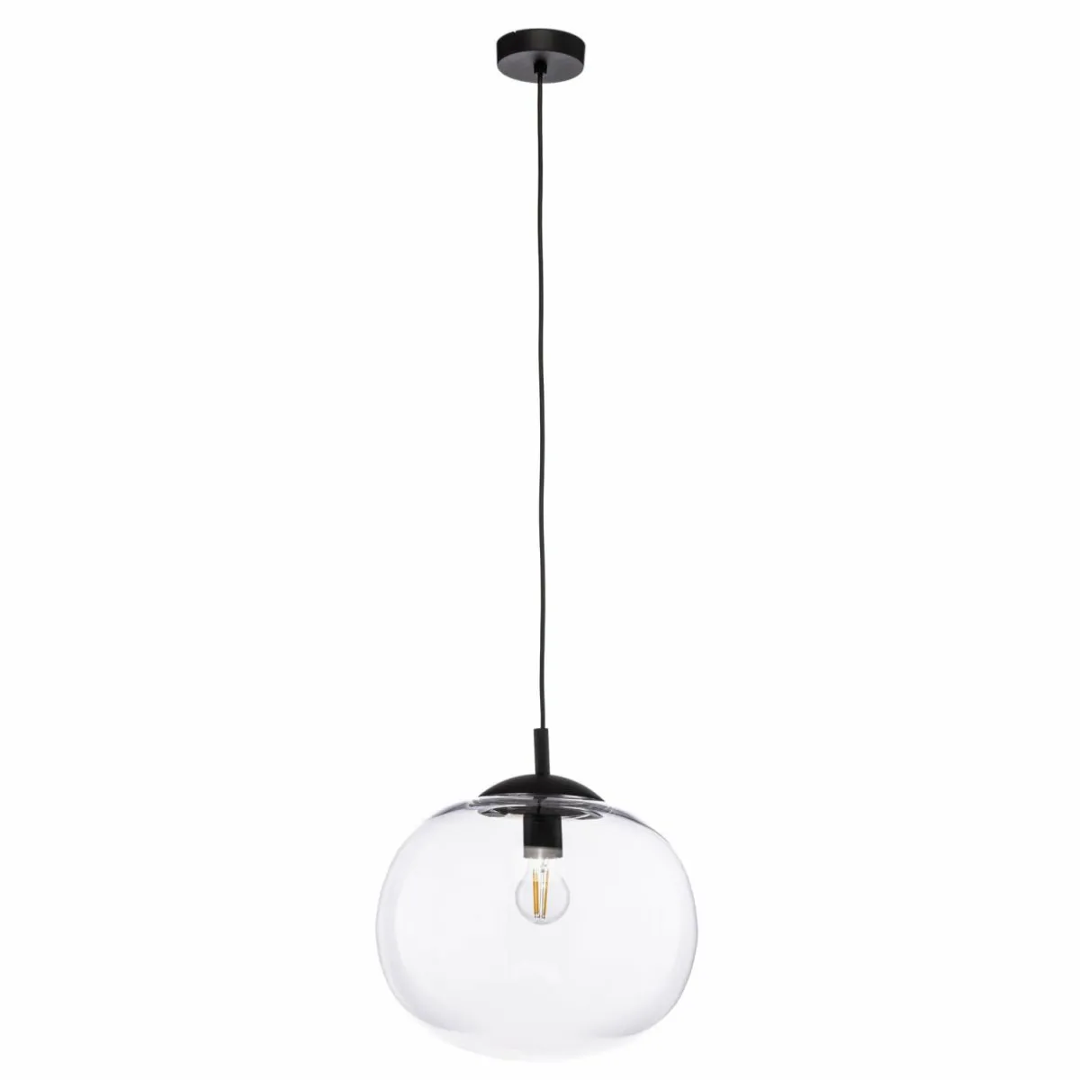suspension_vibe_verre_clair___cm_1.webp Fashion TK Lighting Suspension Vibe, verre clair, Ø 35 cm