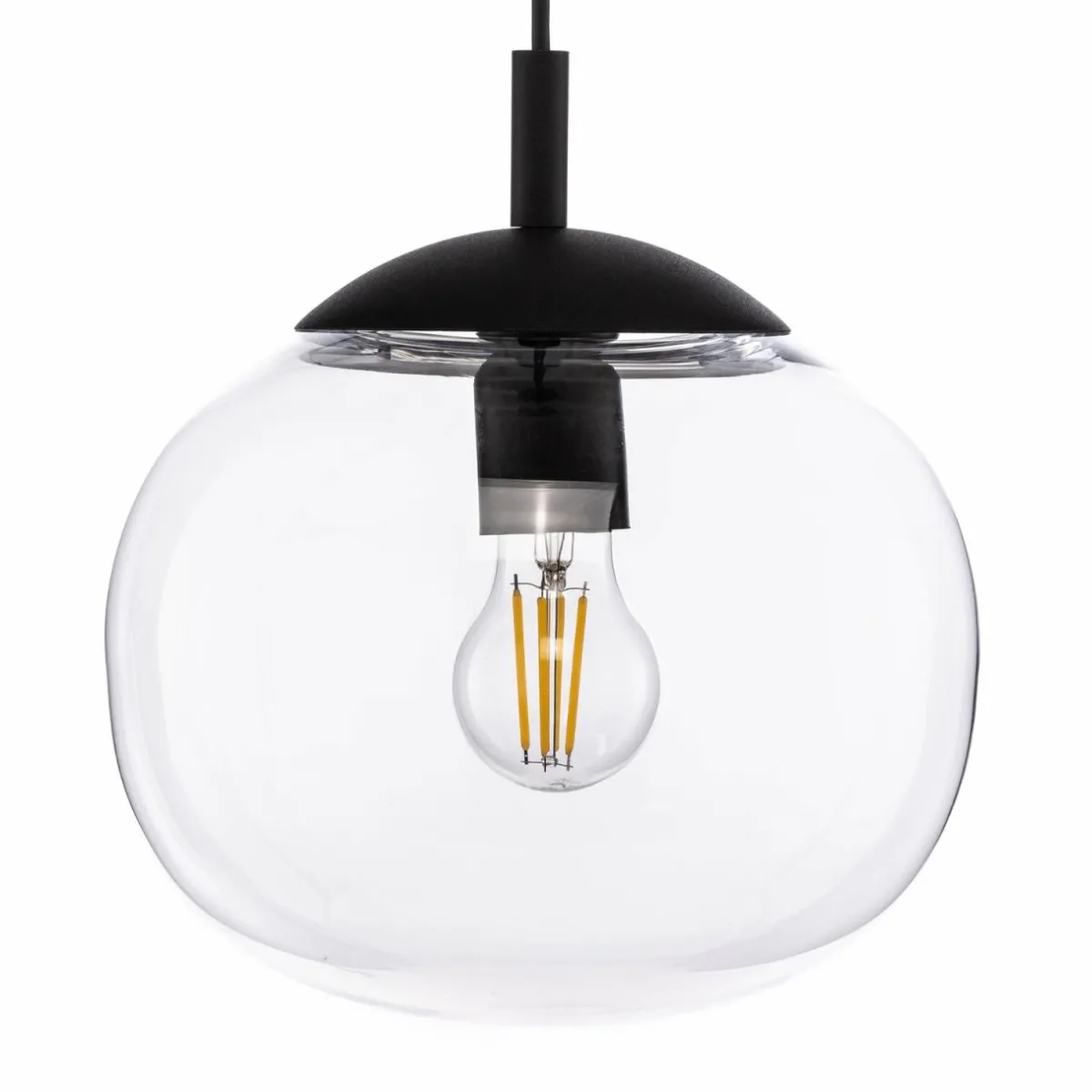 suspension_vibe_verre_clair___cm_2-1.webp Sale TK Lighting Suspension Vibe, verre clair, Ø 25 cm