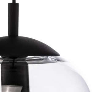 Sale TK Lighting Suspension Vibe, verre clair, Ø 25 cm