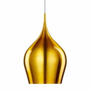 Store Searchlight Suspension Vibrant scintillante couleur dorée
