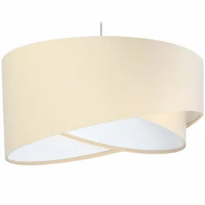 Best Maco Design Suspension Vivien, bicolore, beige/blanc