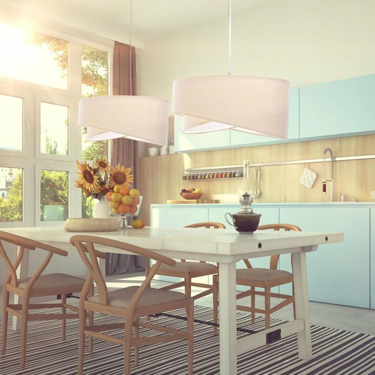 suspension_vivien_bicolore_beigeblanc_4.webp Best Maco Design Suspension Vivien, bicolore, beige/blanc