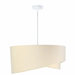 Best Maco Design Suspension Vivien, bicolore, beige/blanc