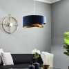 New Maco Design Suspension Vivien, bicolore, bleu/or