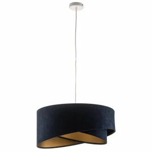 New Maco Design Suspension Vivien, bicolore, bleu/or