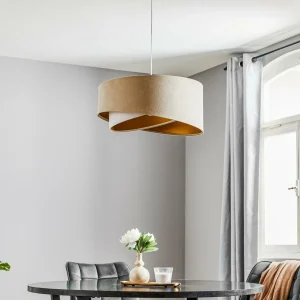 Sale Maco Design Suspension Vivien, tricolore, crème/blanc/or