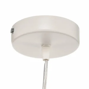 Hot Maco Design Suspension Vivien, vert avec imprimé floral allover