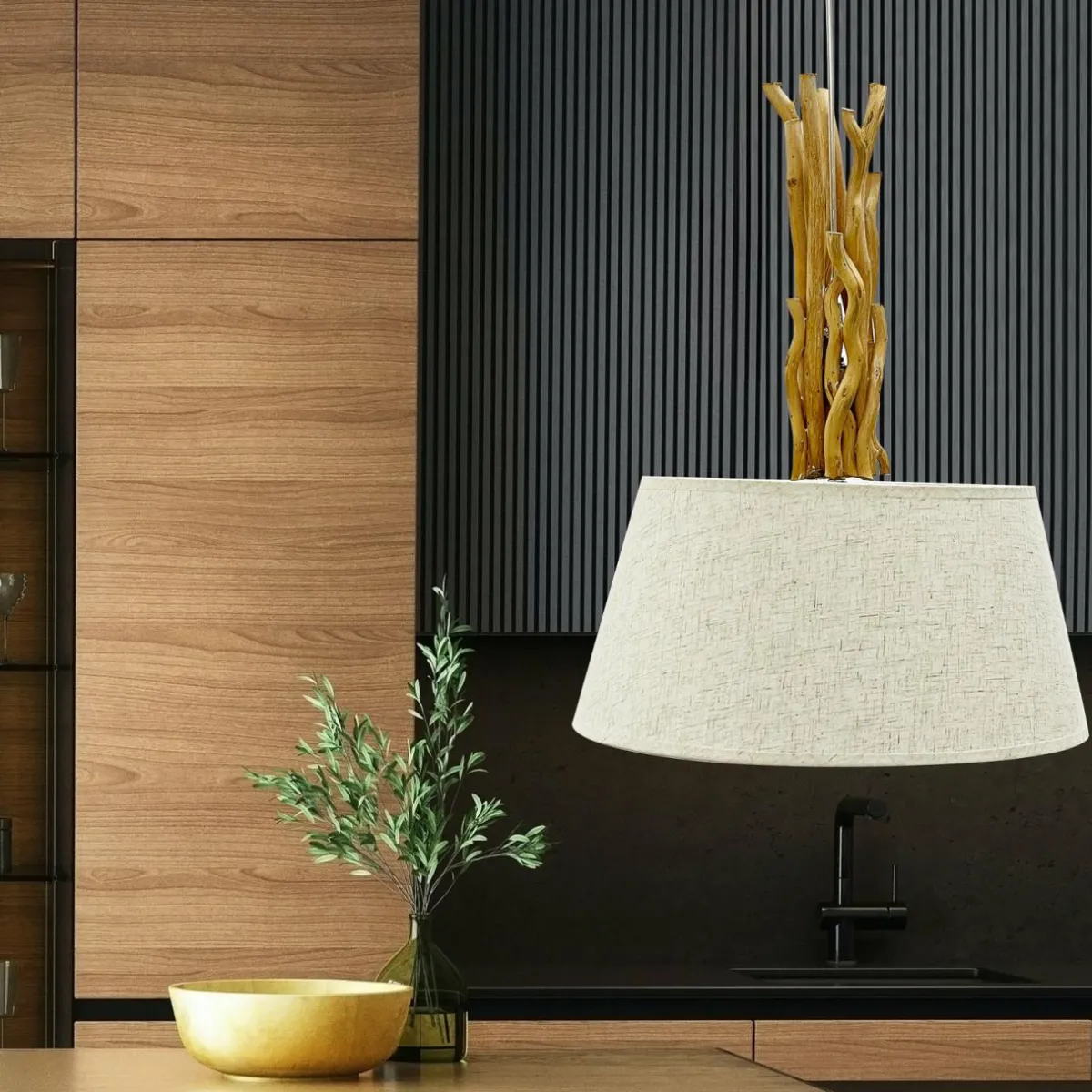 suspension_woody_en_tissu_et_bois_1.webp Sale ONLI Suspension Woody en tissu et bois