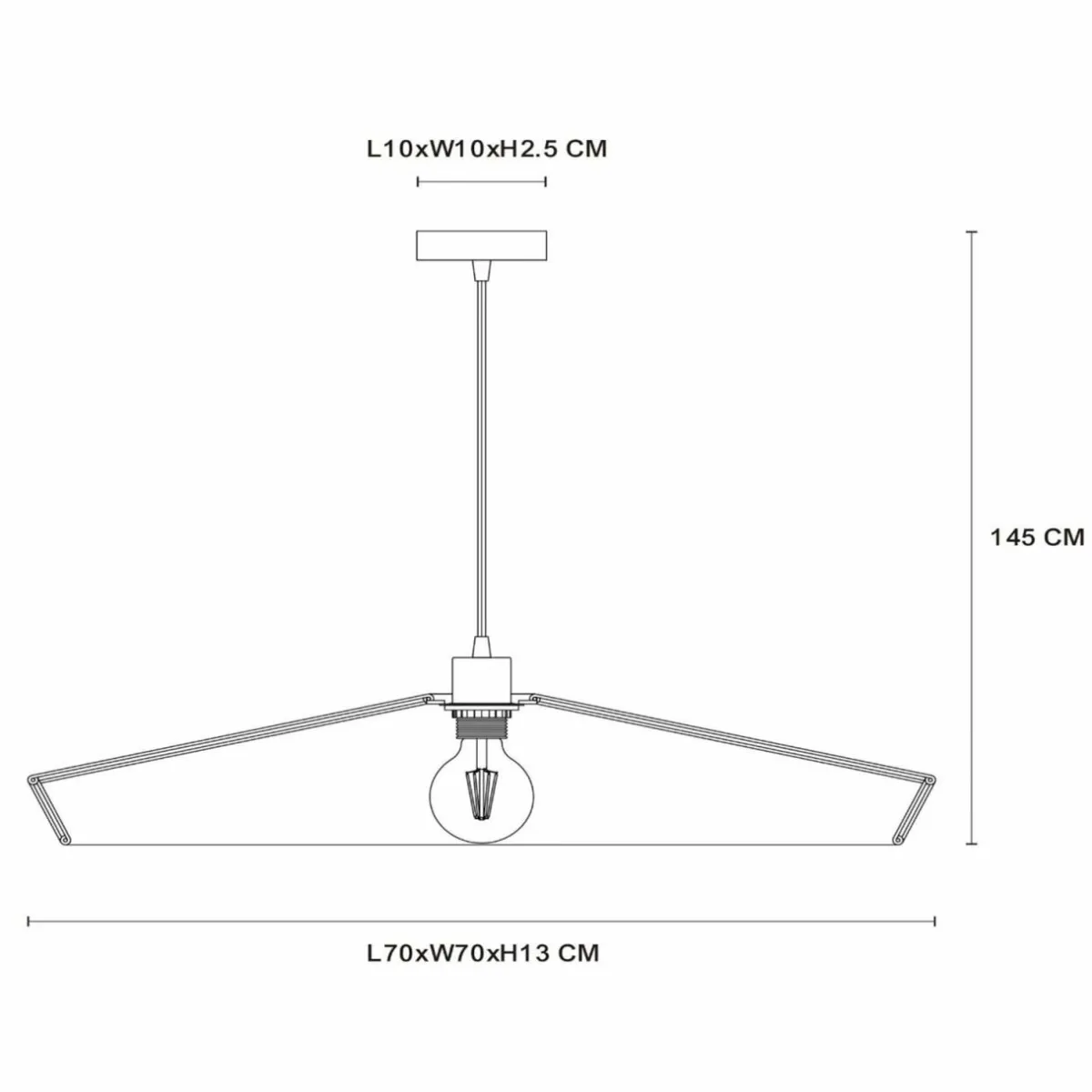 suspension_yunkai_en_papier___lampe__cm_0-1.webp Hot Lucide Suspension Yunkai en papier, à 1 lampe, Ø 70cm