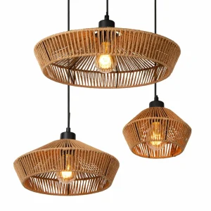Shop Lucide Suspension Yunkai en papier, à 3 lampes