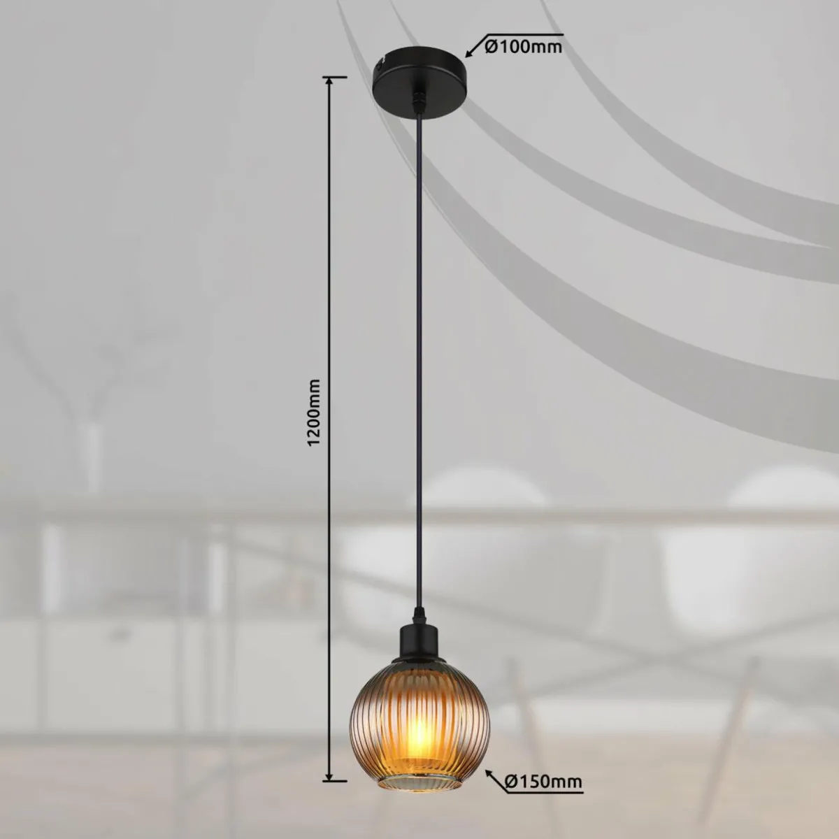 suspension_zumba_ptrole___cm_verre_1.webp Sale Globo Suspension Zumba, pétrole, Ø 15 cm, verre