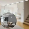Discount Briloner Système de lampes sur rail RAIL 230 V, blanc, 4 suspensions LED, longueur 1,5 m