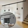 Cheap Briloner Système de lampes sur rail RAIL 230 V, noir, 4 suspensions, longueur 1,5 m