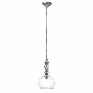 Store Viokef Talisa - suspension avec abat-jour verre décoratif