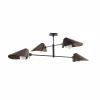 Clearance &Tradition Plafonnier Bonnet SC91, bronze, hauteur 40 cm