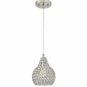 Discount Westinghouse Suspension Kelcie, couleur nickel brossé