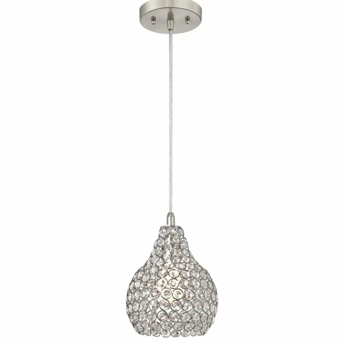 westinghouse_suspension_kelcie_couleur_nickel_bross_0.webp Discount Westinghouse Suspension Kelcie, couleur nickel brossé