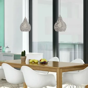 Discount Westinghouse Suspension Kelcie, couleur nickel brossé