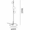 Best Sale Wever & Ducré Lighting WEVER & DUCRÉ Dro 1.0 Comp Lampadaire noir et blanc