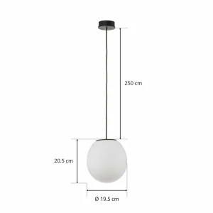 New Wever & Ducré Lighting WEVER & DUCRÉ Dro 2.0 Suspension 19,5cm noir/blanc