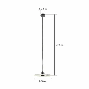 Best Wever & Ducré Lighting WEVER & DUCRÉ Mirro 1.0 susp. 250 cm noire/dorée