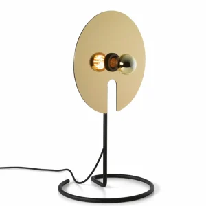 New Wever & Ducré Lighting WEVER & DUCRÉ Mirro lampe à poser 1.0 noire/dorée