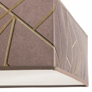 Flash Sale Eko-Light Zulu plafonnier vieux rose/doré rond